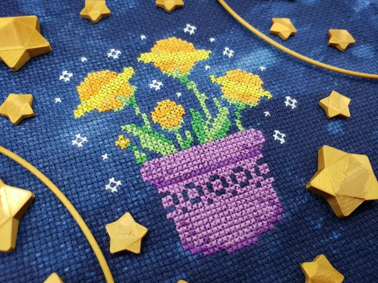 Photo of Cosmic Harvest cross stitch pattern