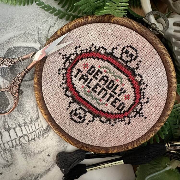 Photo of Deadly Talented cross stitch pattern