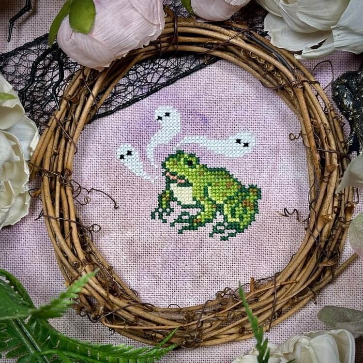 Photo of Frog's Breath cross stitch pattern