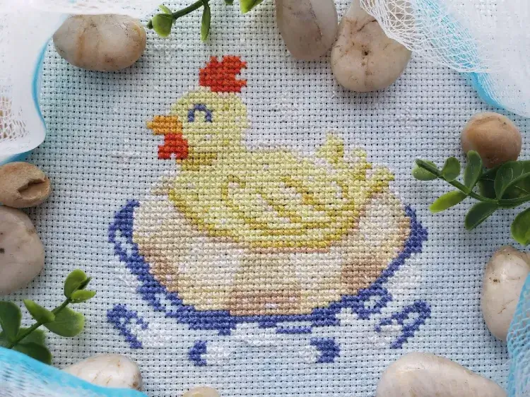 Photo of River runaway cross stitch pattern