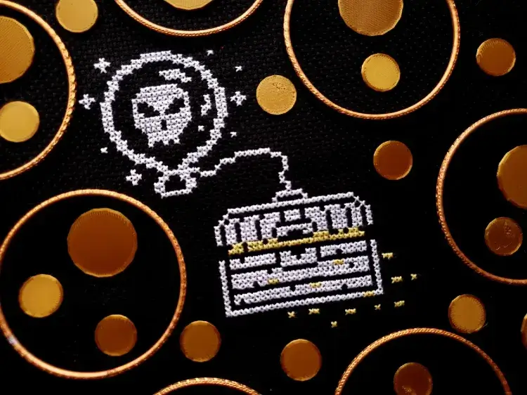 Photo of Sky loot cross stitch pattern