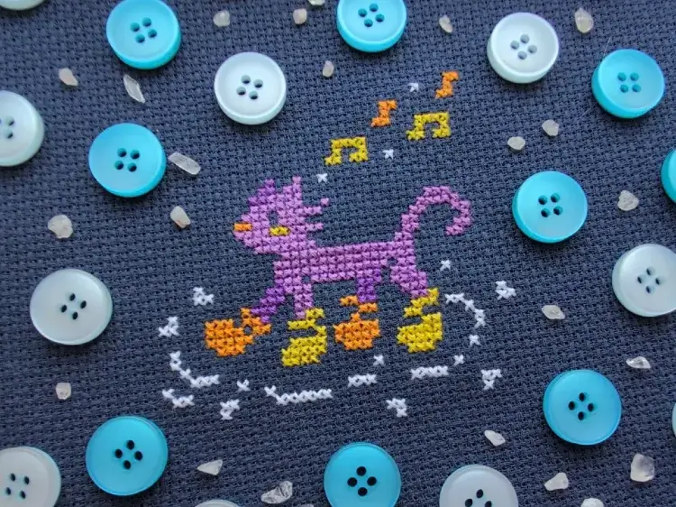 Photo of Splish Splash cross stitch pattern